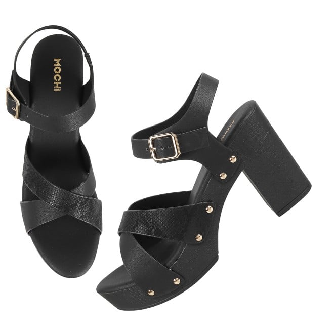 Mochi Women Black Casual Sandals (SKU: 34-900224-11-36)