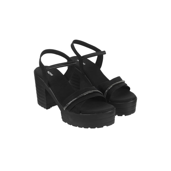 Mochi Women Black Casual Sandals (SKU: 34-900311-11-38)