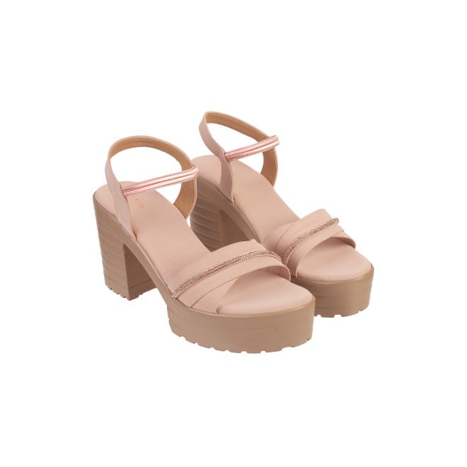 Mochi Women Peach Casual Sandals (SKU: 34-900311-80-36)