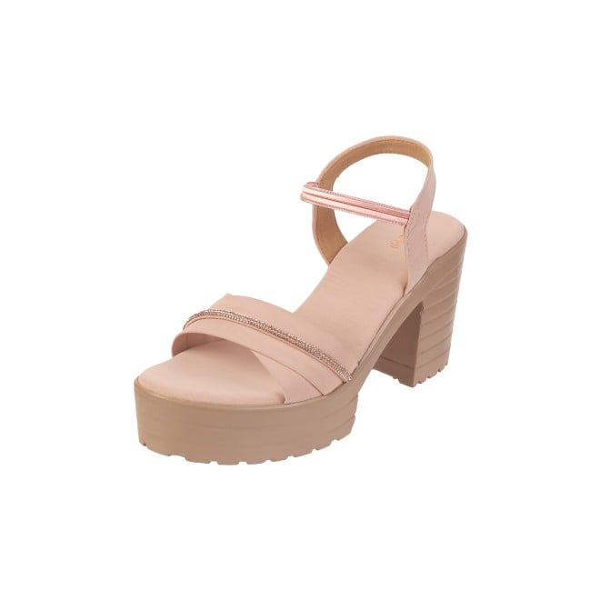 Mochi Women Peach Casual Sandals (SKU: 34-900311-80-36)