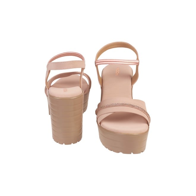 Mochi Women Peach Casual Sandals (SKU: 34-900311-80-36)