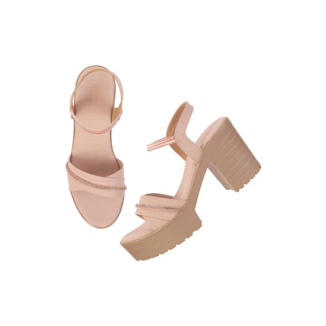 Mochi Women Peach Casual Sandals (SKU: 34-900311-80-36)