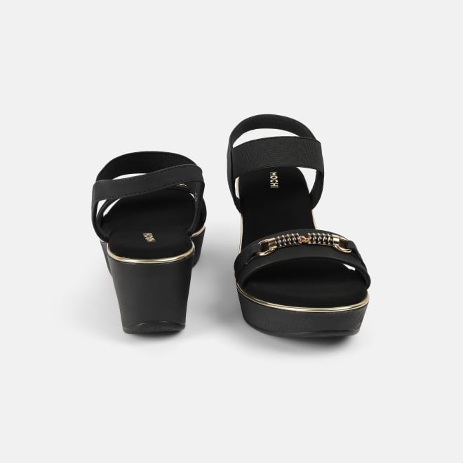 Mochi Women Black Casual Sandals (SKU: 34-900424-11-37)