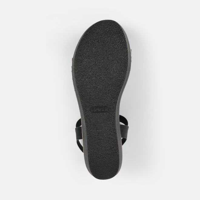 Mochi Women Black Casual Sandals (SKU: 34-900424-11-37)