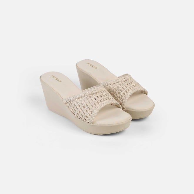 Mochi Women Off-white Casual Slip Ons (SKU: 34-900428-66-36)