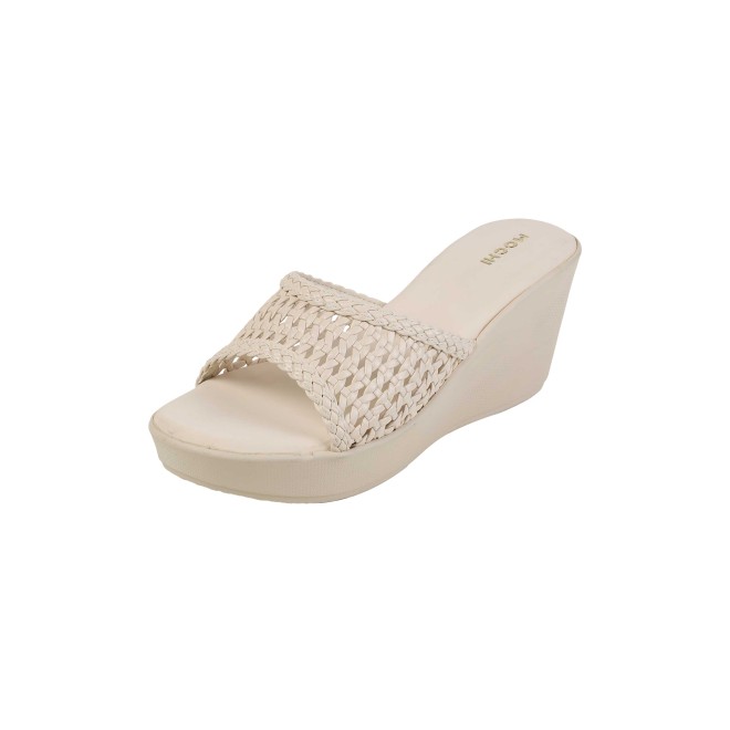 Mochi Women Off-white Casual Slip Ons (SKU: 34-900428-66-36)