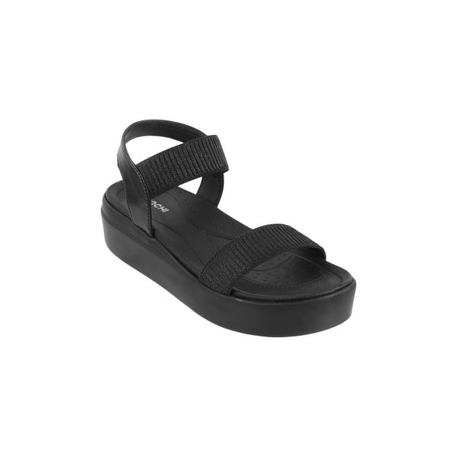 Mochi Women Black Casual Sandals (SKU: 34-924-11-36)