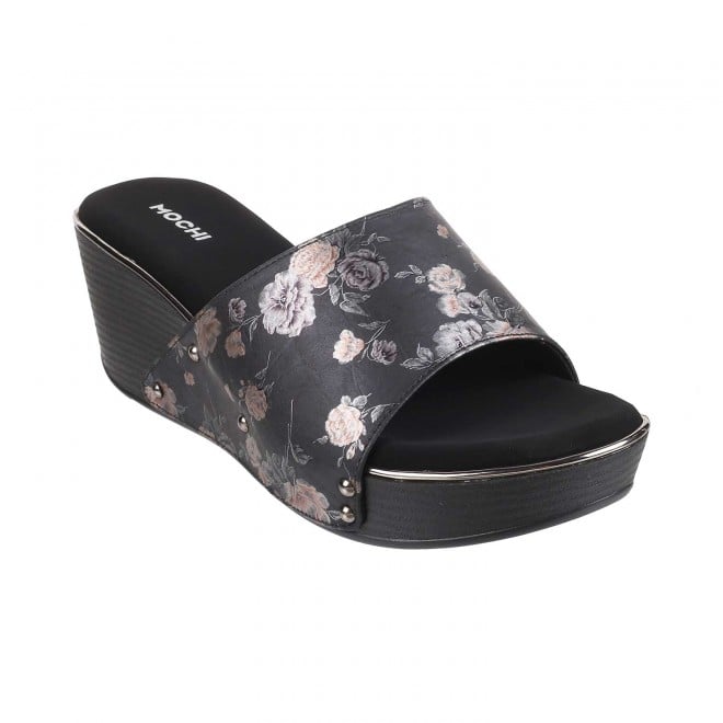 Mochi Women Black Casual Sandals (SKU: 34-93-11-36)