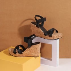 Women Black Casual Sandals