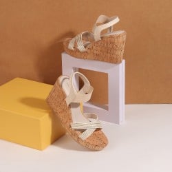 Women Beige Casual Sandals