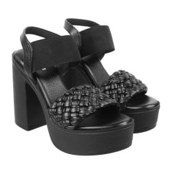 Women Black Casual Sandals