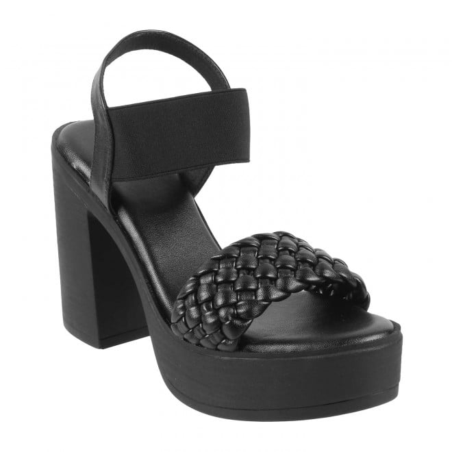 Mochi Women Black Casual Sandals (SKU: 34-96-11-36)