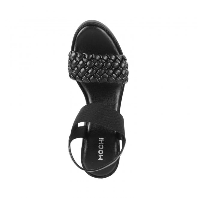 Mochi Women Black Casual Sandals (SKU: 34-96-11-36)