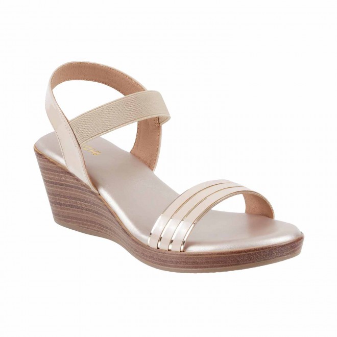 Buy Mochi Women Beige Casual Sandals Online