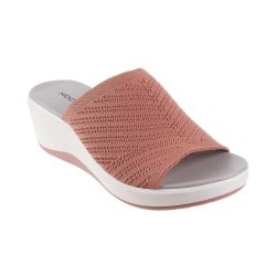 Mochi Pink Casual Mules for Women