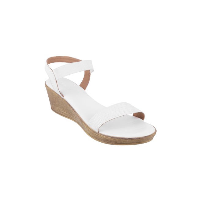 Mochi Women White Casual Sandals (SKU: 34-9934-16-36)