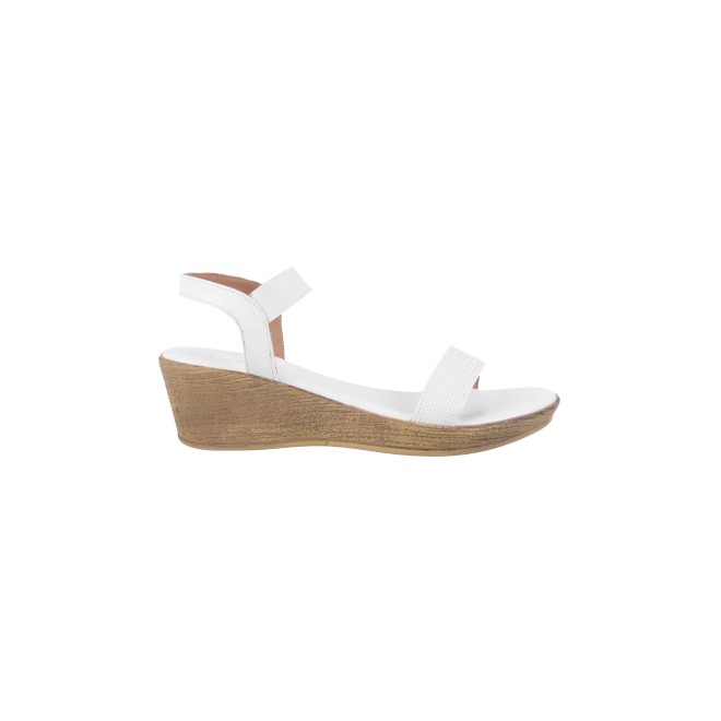 Mochi Women White Casual Sandals (SKU: 34-9934-16-36)