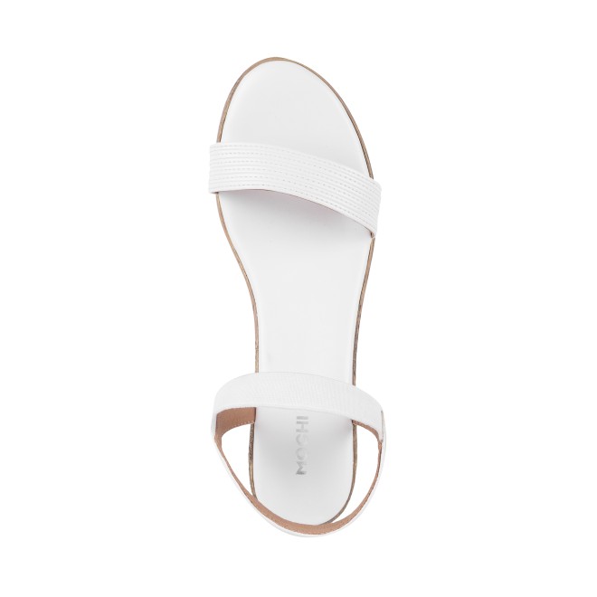 Mochi Women White Casual Sandals (SKU: 34-9934-16-36)