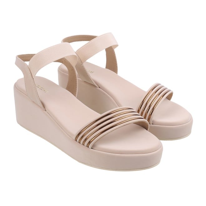 Mochi Women Off-White Casual Sandals