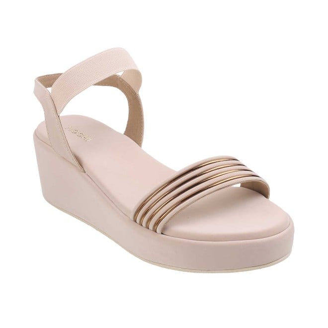 Mochi Women Off-White Casual Sandals