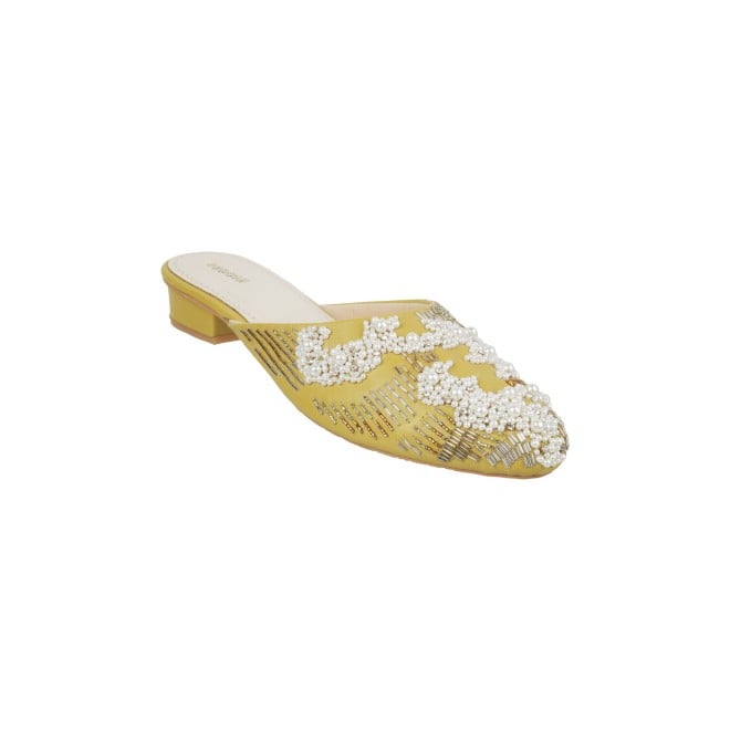 Mochi Women Yellow Casual Clogs (SKU: 35-1212-33-37)