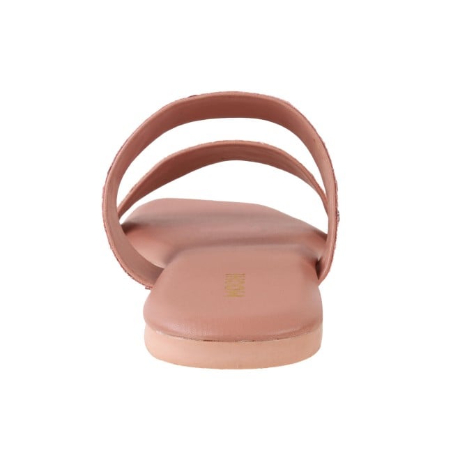 Mochi Women Pink Party Slides (SKU: 35-1293-24-38)