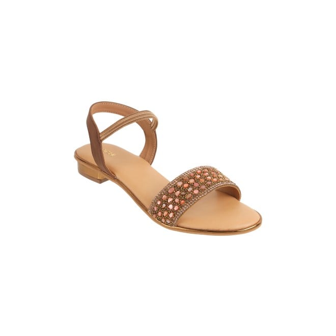 Mochi Women Antic-gold Wedding Sandals (SKU: 35-1419-28-36)