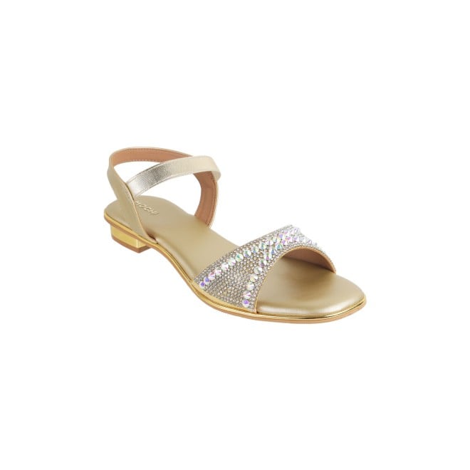 Mochi Women Gold Wedding Sandals (SKU: 35-1420-15-36)