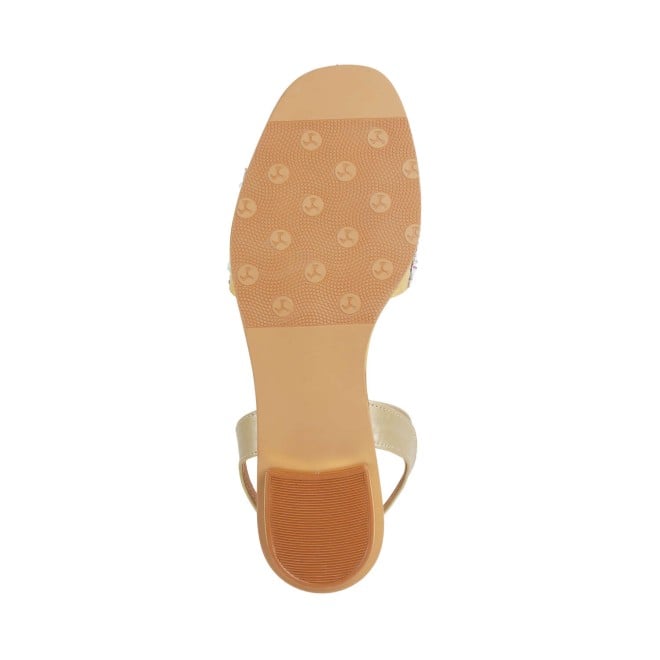 Mochi Women Gold Wedding Sandals (SKU: 35-1420-15-36)