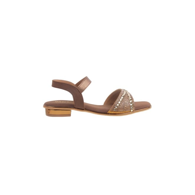 Mochi Women Antic-gold Wedding Sandals (SKU: 35-1420-28-36)