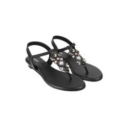 Women Black Ethnic Sandals