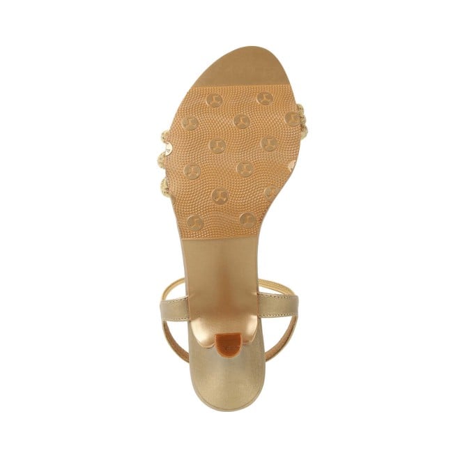 Mochi Women Antic-gold Wedding Sandals (SKU: 35-1526-28-36)