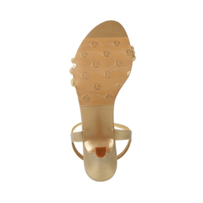 Mochi Women Antic-gold Wedding Sandals (SKU: 35-1526-28-37)