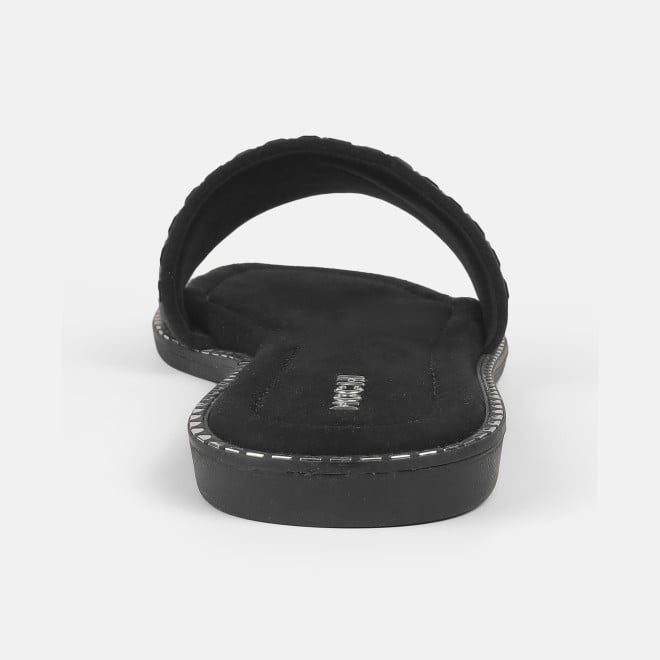 Mochi Women Black Casual Slippers (SKU: 35-1610-11-36)