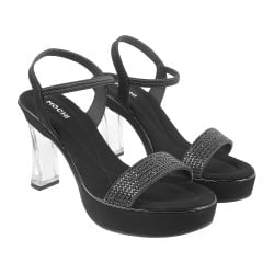 Women Black Party Sandals