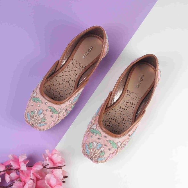 Mochi Women Rose-gold Wedding Jutis