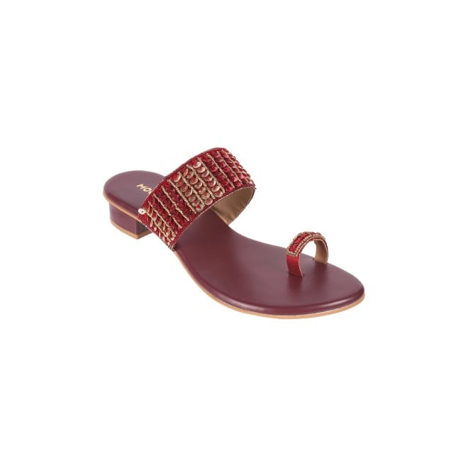 Mochi Women Maroon Ethnic Lifestyle (SKU: 35-1635-44-37)