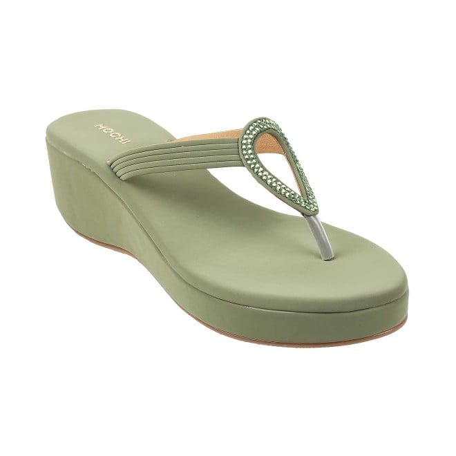 Buy Mochi Women Light-Green Casual Sandals Online | SKU: 35-165-60-36 –  Mochi Shoes