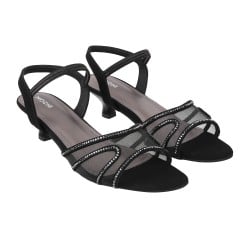 Women Black Party Sandals