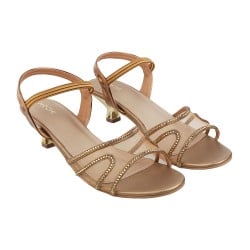 Women Antique-Gold Party Sandals