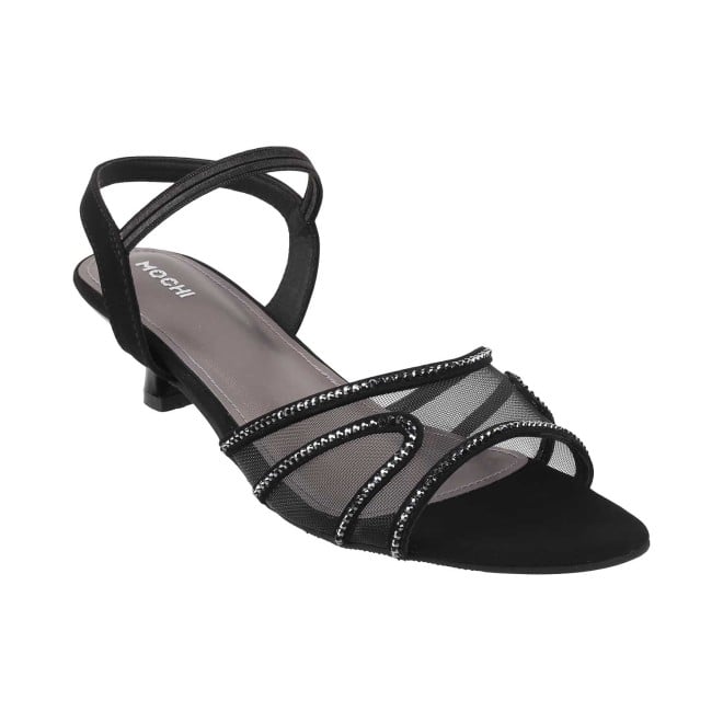Buy Mochi Women Black Solid Sandals - Heels for Women 7257749 | Myntra-hoanganhbinhduong.edu.vn