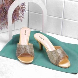 Women Antic-gold Ethnic Slippers