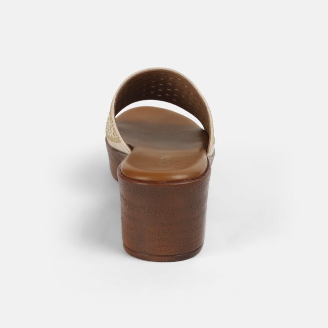 Mochi Women Beige Casual Slip Ons (SKU: 35-1747-20-36)