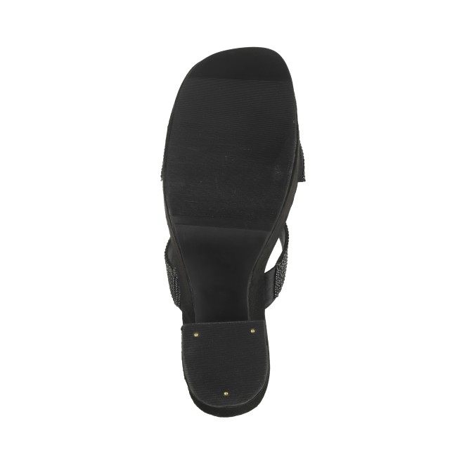 Mochi Women Black Party Slip Ons (SKU: 35-175-11-36)