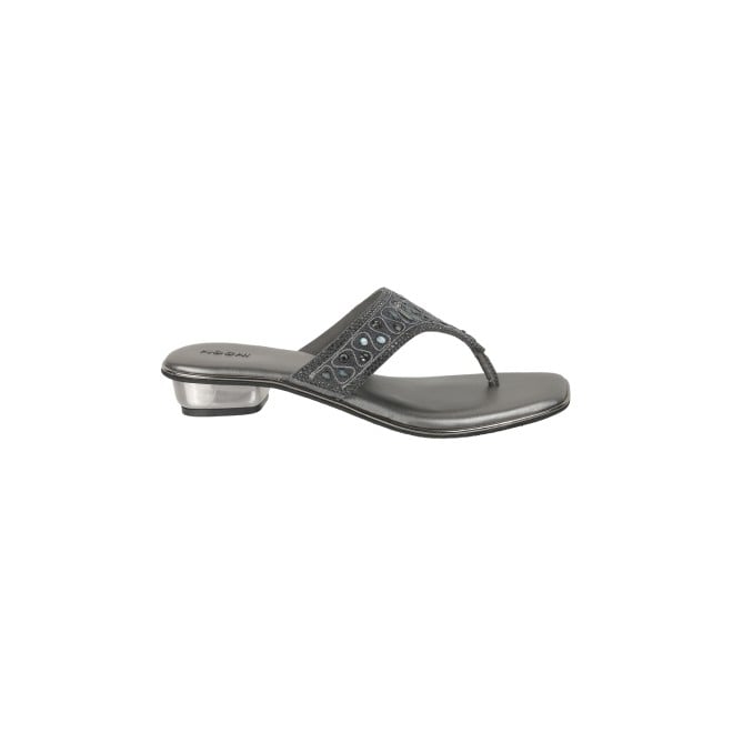 Mochi Women Gun-metal Wedding Slip Ons (SKU: 35-1763-29-36)