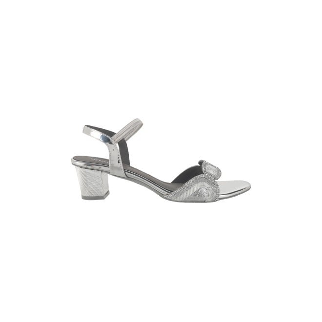 Mochi Women Silver Party Sandals (SKU: 35-1830-27-36)