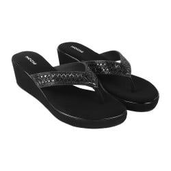 Women Black Casual Sandals