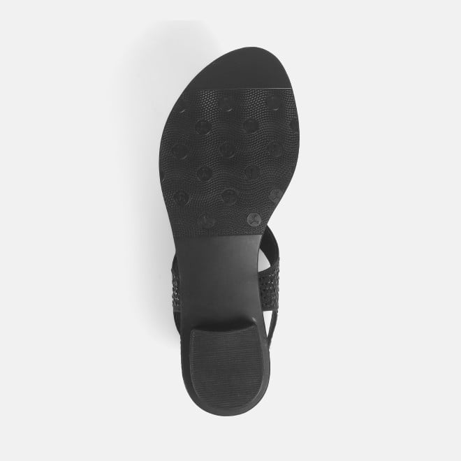 Mochi Women Black Casual Sandals (SKU: 35-2003-11-36)