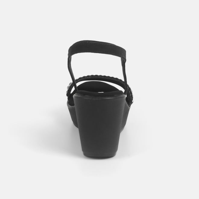 Mochi Women Black Party Sandals (SKU: 35-2059-11-36)