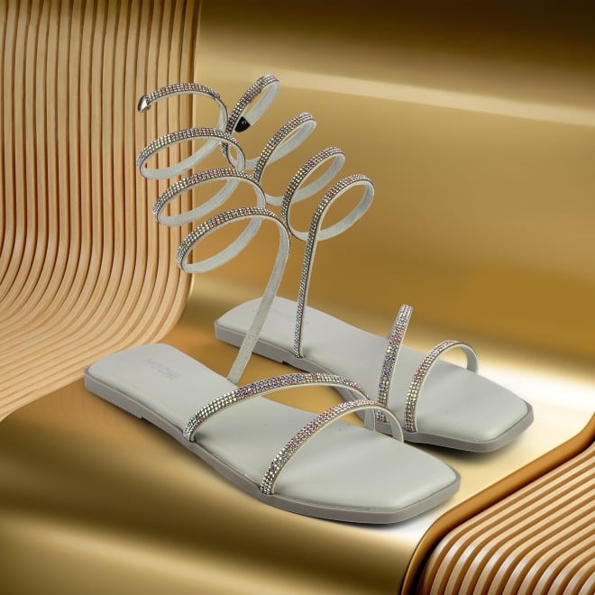 Mochi Women Silver Party Gladiators